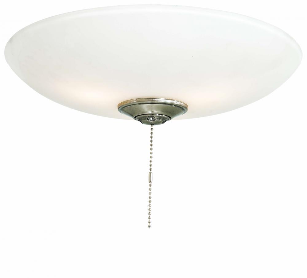 UNIVERSAL 12 1/4&#34; LED FROSTED WHITE GLASS LIGHT KIT