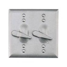 Teddico-BWF TS-2V - 2 GANG TOGGLE SW COV GRY