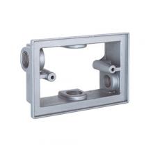 Teddico-BWF EXF5-2V - 1 GANG EXT ADAPTER FLANGED 4-1/2 GRAY