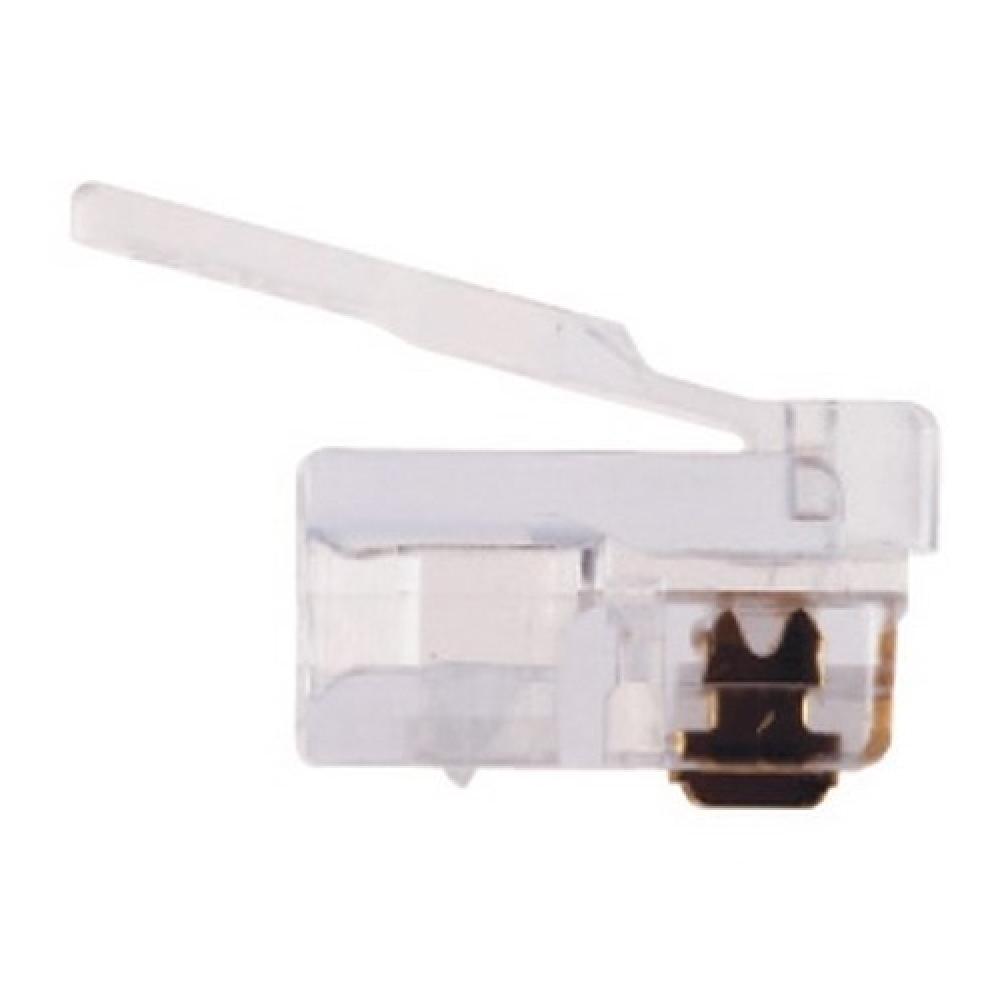 EZ-RJ11 Long Tab Connector 500/Bg