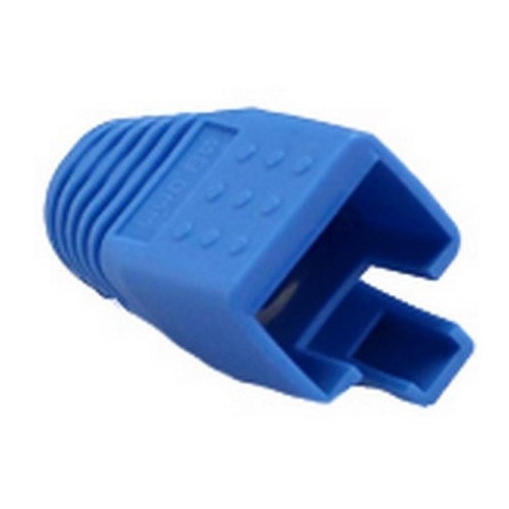 RJ45 Boot, 8.0mm - Blue. 100pc/Bag.