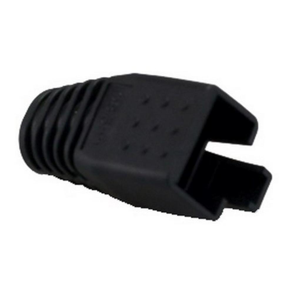 RJ45 Boot, 8.5mm - Black. 100pc/Bag.