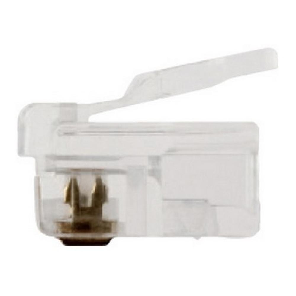 RJ-11 6P4C Round-Stranded 100/Jar