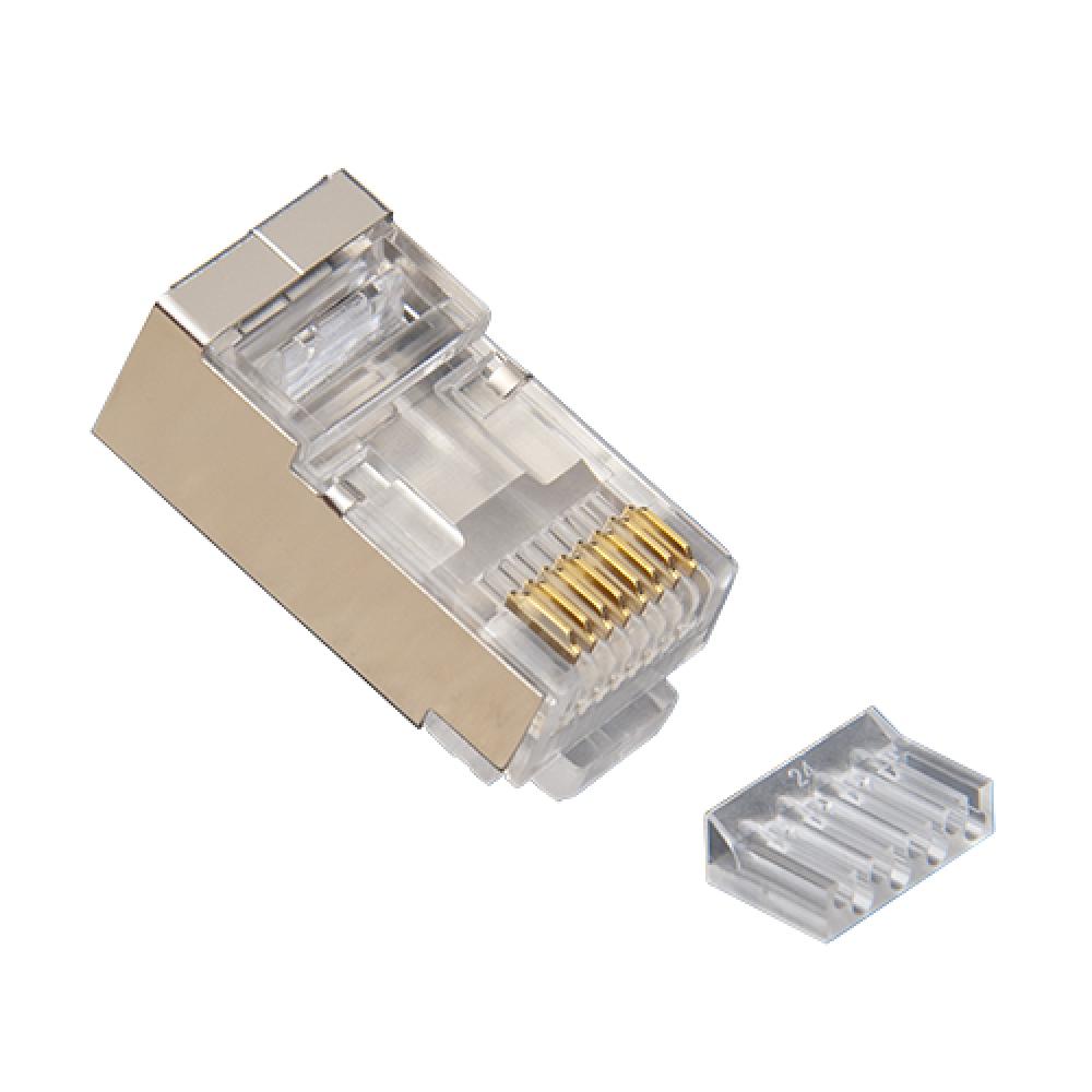 RJ45 Shield C6 2pc Con w/Lnr RdSld 3Pr C