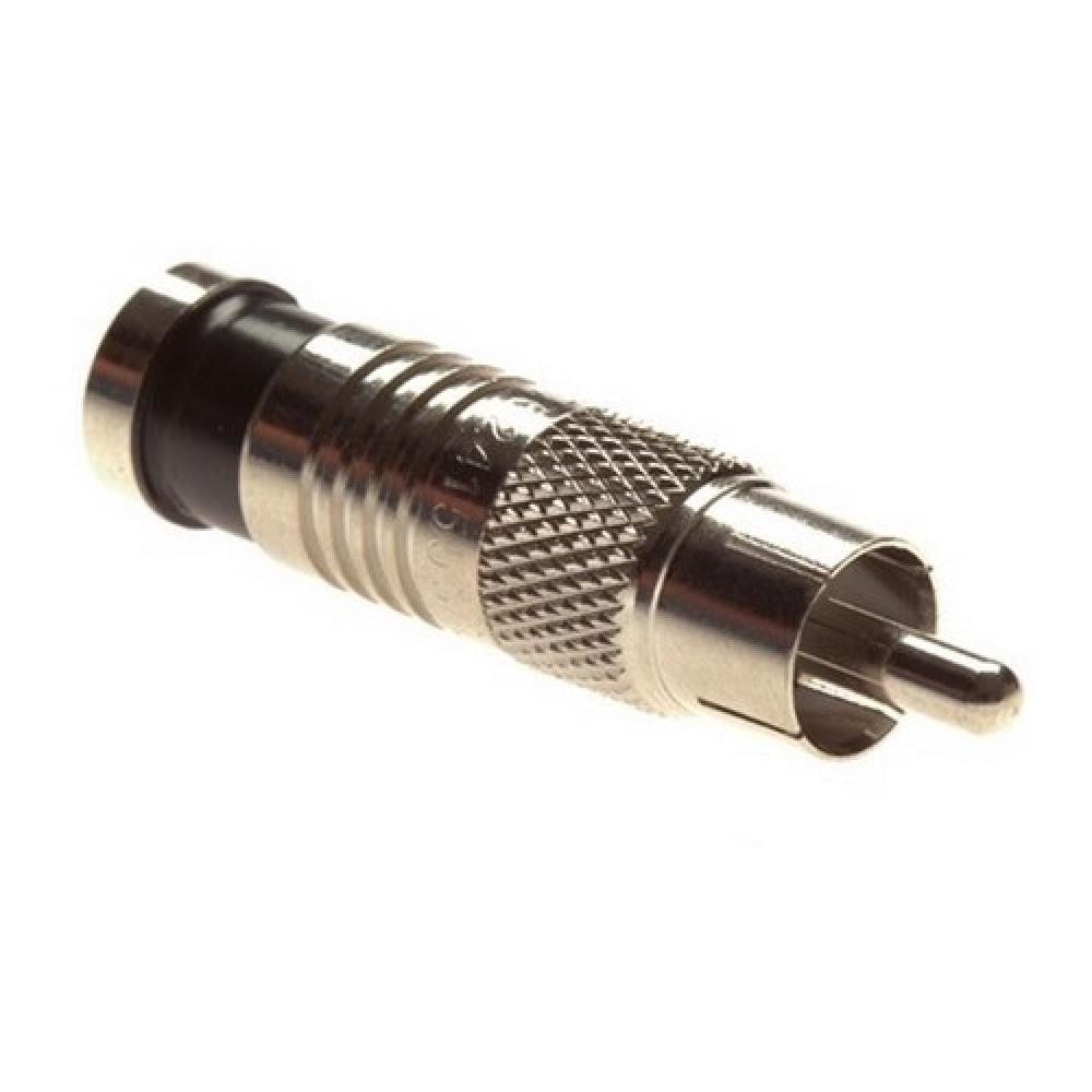 RCA RG6 Compression Connector Nickel Pl
