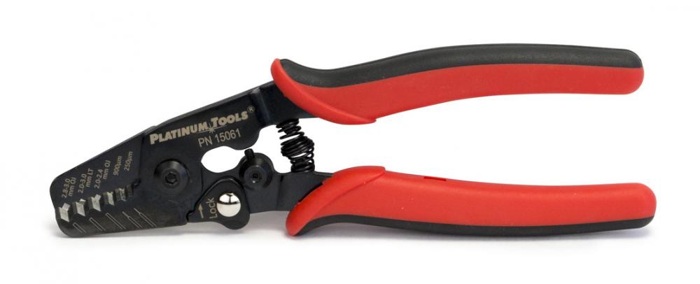 Slit & Ring Fiber Optic Cbl Stripper. ClamShl