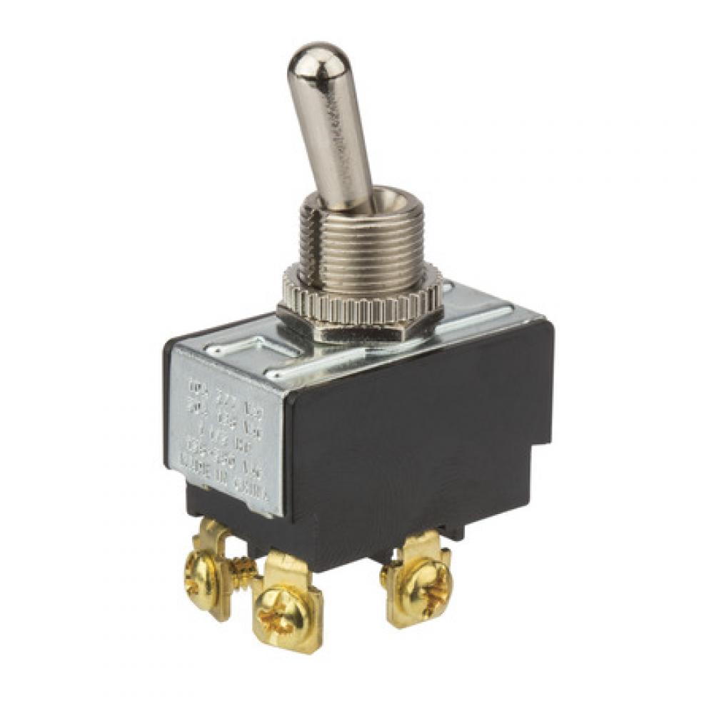 Toggle Switch Bat DPST On-Off Screw Term