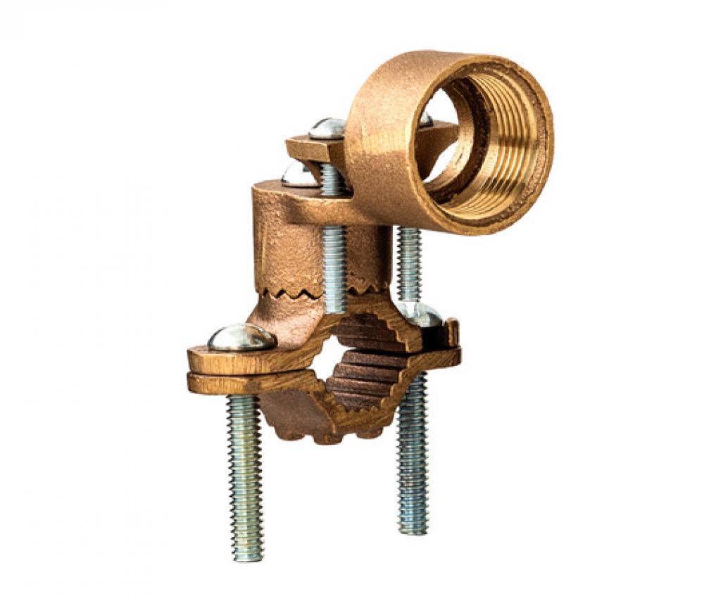 Ground Clamp HD 1/2-1&#34; w/ 3/4&#34; Rigid