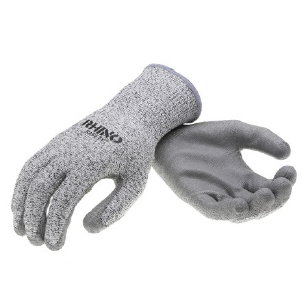 13GA SALT/PEPPER HPPE NYL SHL ANSI A4 ISO D GRY