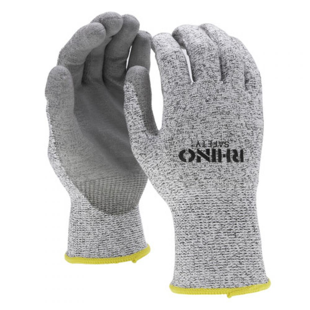 13GA SALT/PEPPER HPPE NYL SHL ANSI A4 ISO D GRY