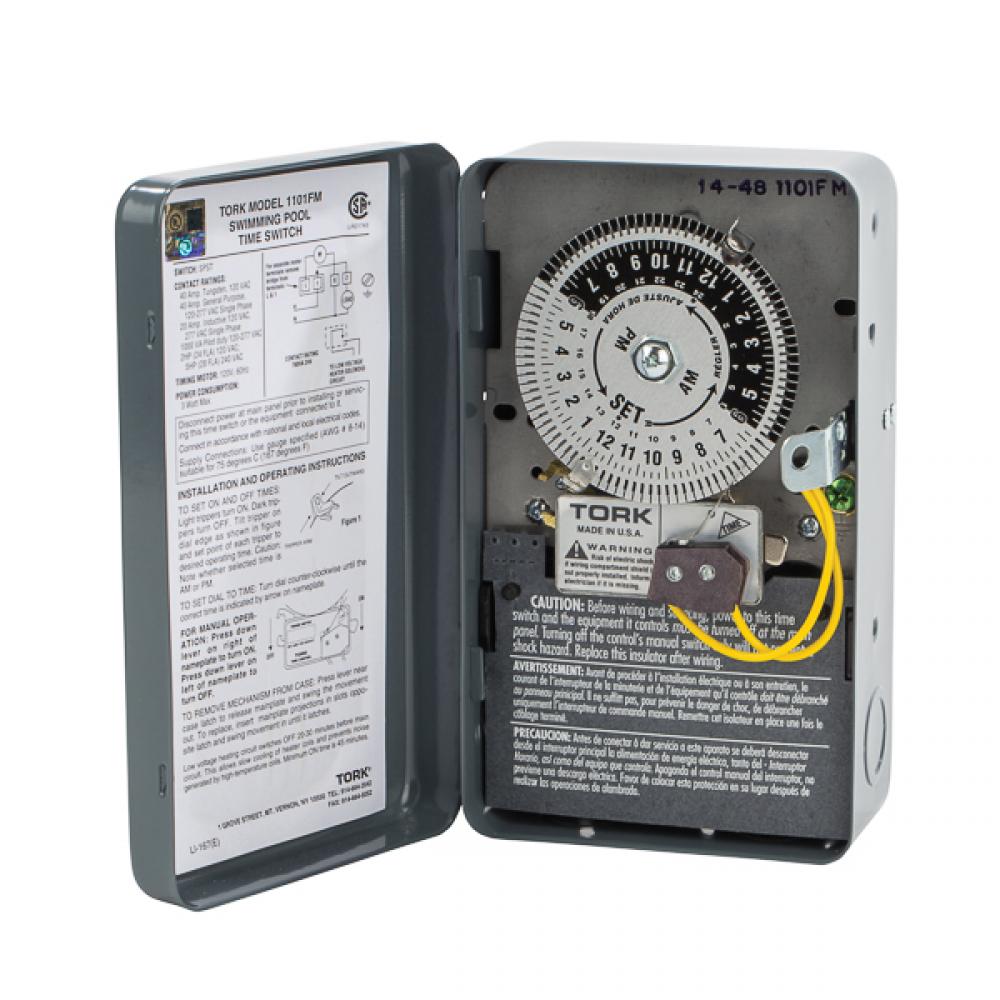 24 Hour Pool Timer 40A 120V SPST Indoor