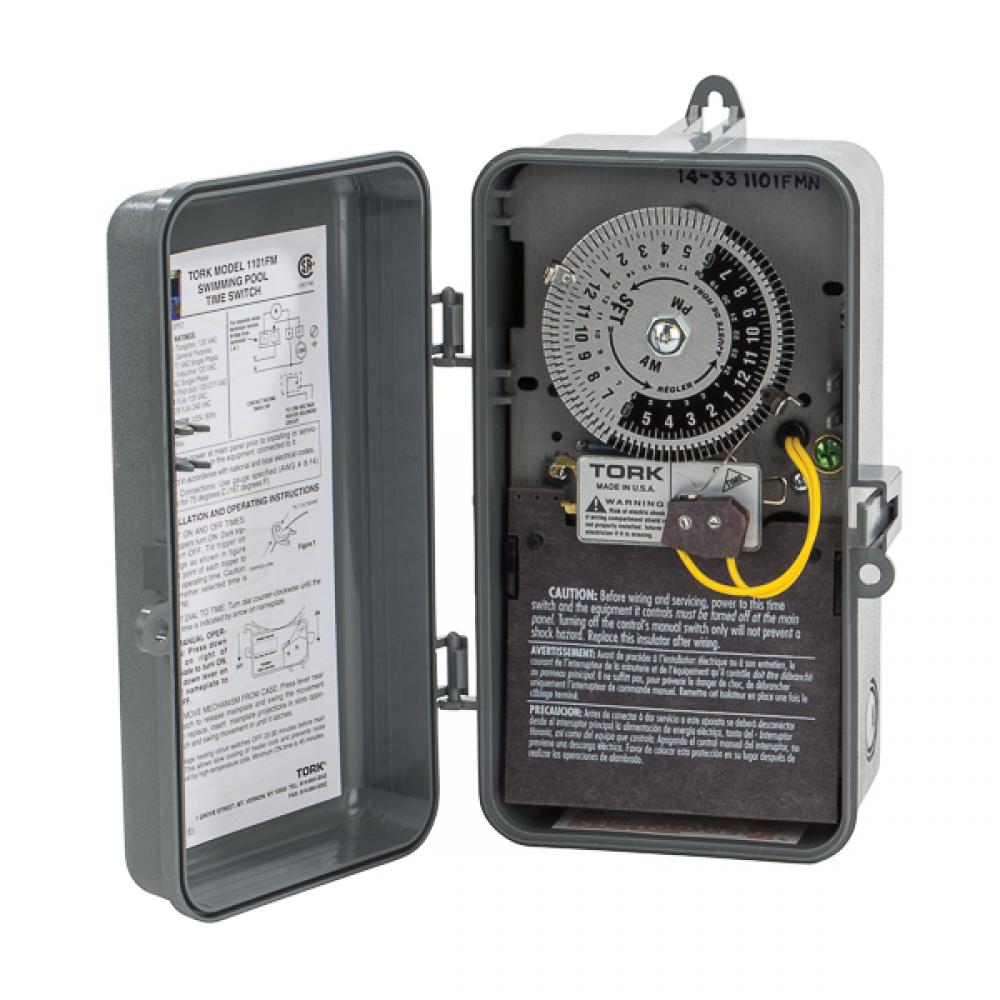 24 Hour Pool Timer 40A 120V SPST Outdoor