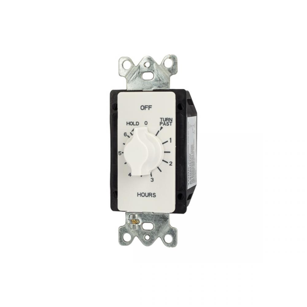 Interval Timer 6 Hr Hold White