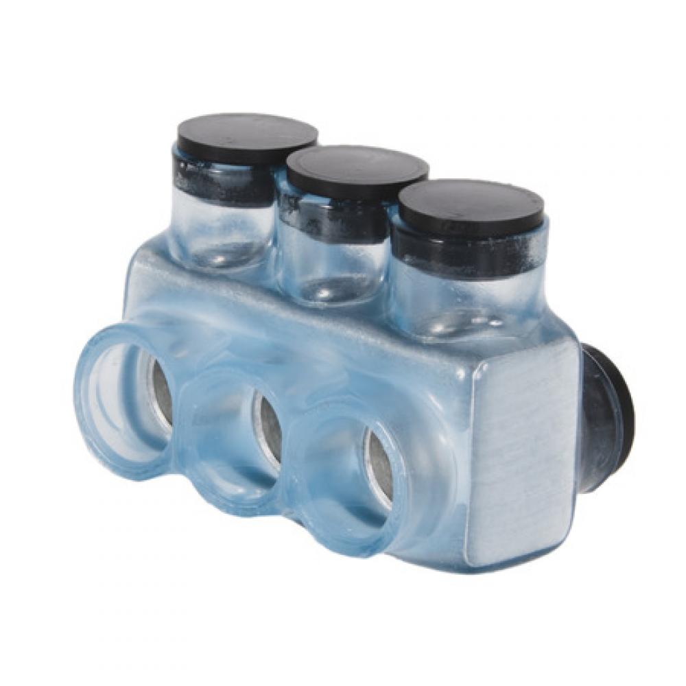 Clr 350-6AWG Insltd MultTp Conn 3Prt (DBLSDENT)