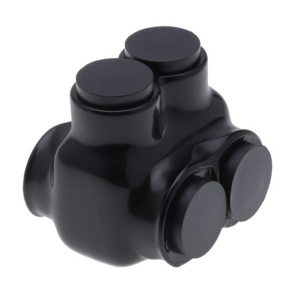 2-Prt BLK MultiTp Pre-Insltd Conn 3/0AWG 6AWG, B