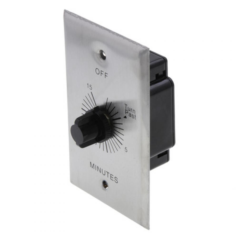 15 MIN TWIST TIMER WITH METAL WALLPLATE
