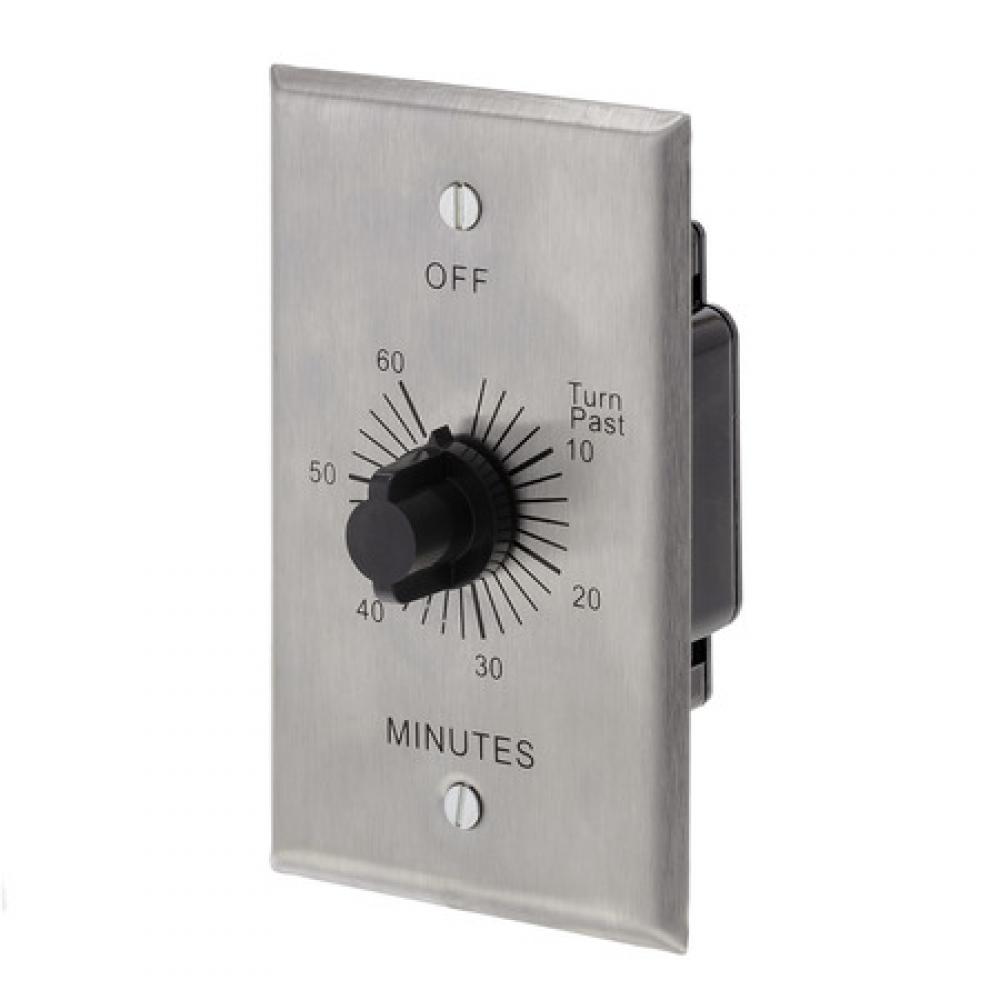 60 MIN TWIST TIMER WITH METAL WALLPLATE