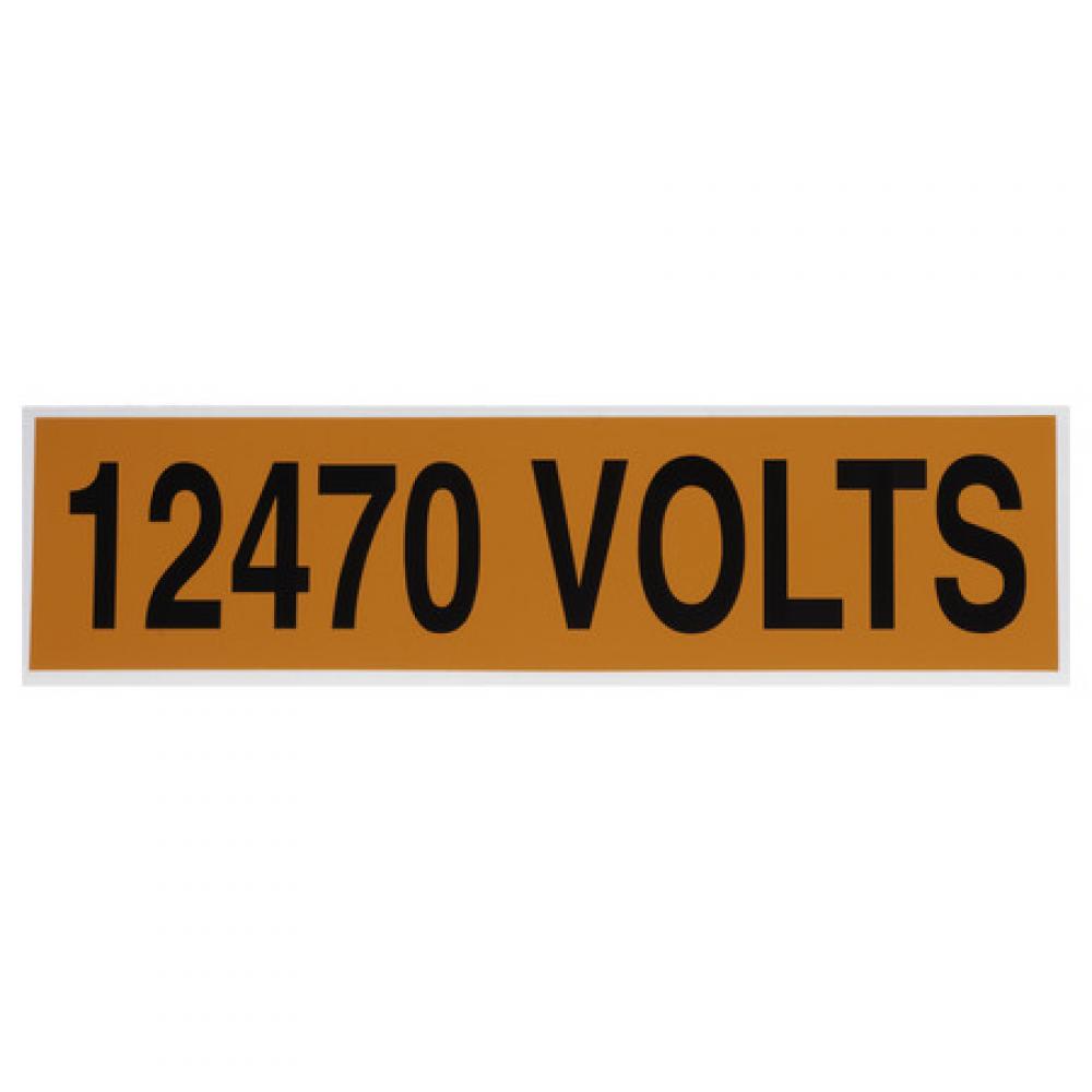 Voltage Markers 12470 Volts