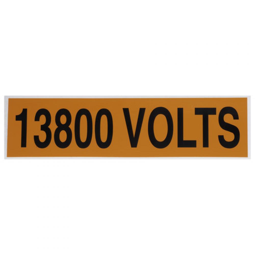 Voltage Markers 13800 Volts