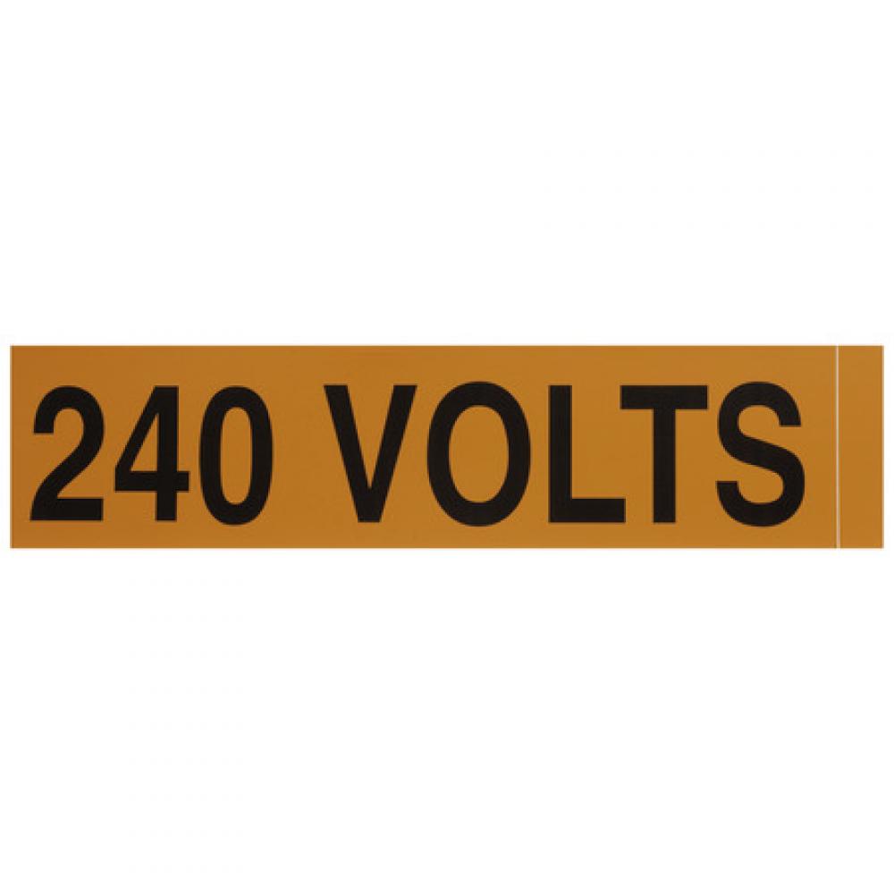 Voltage Markers (1) 240 Volts