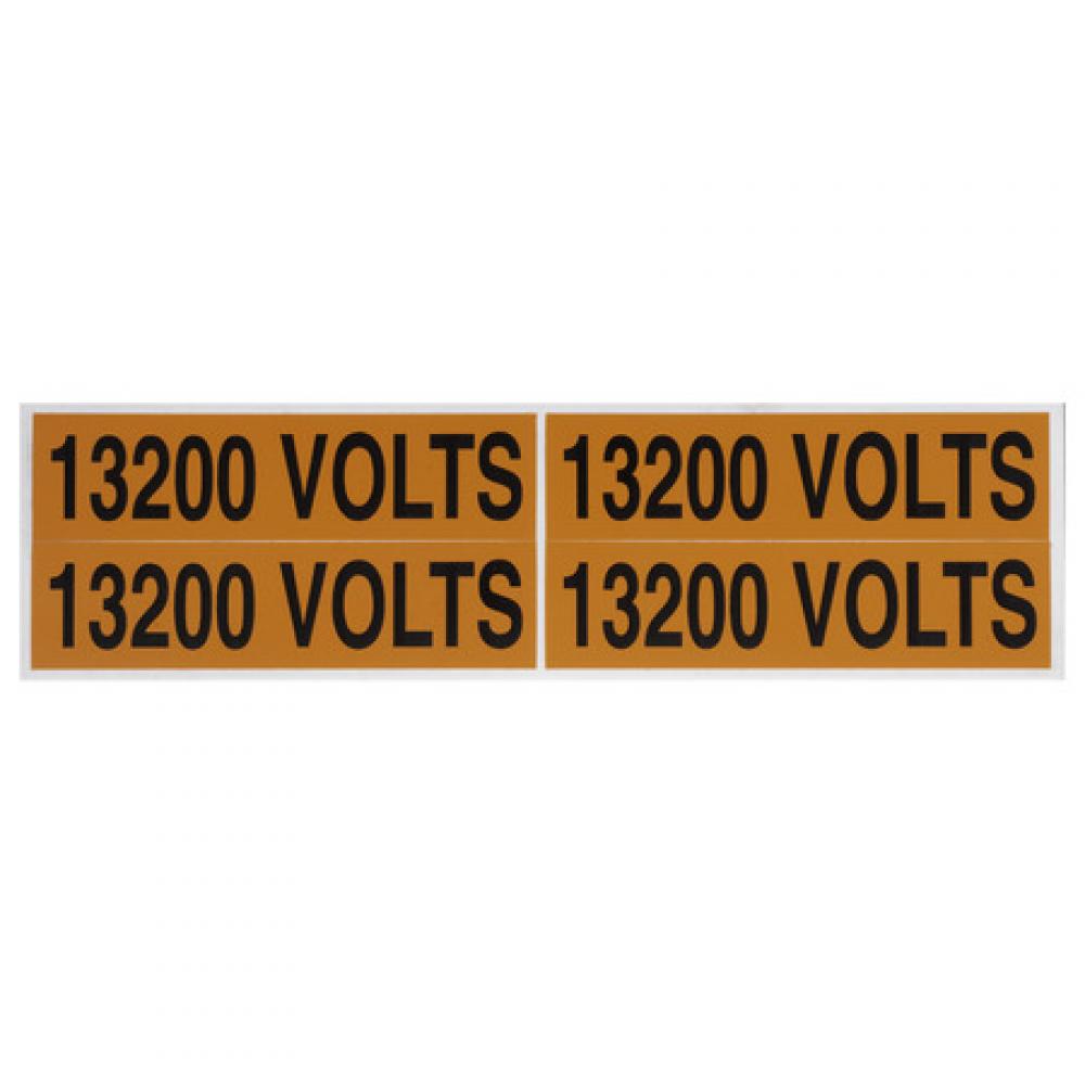 Voltage Markers (4) 13200 Volts