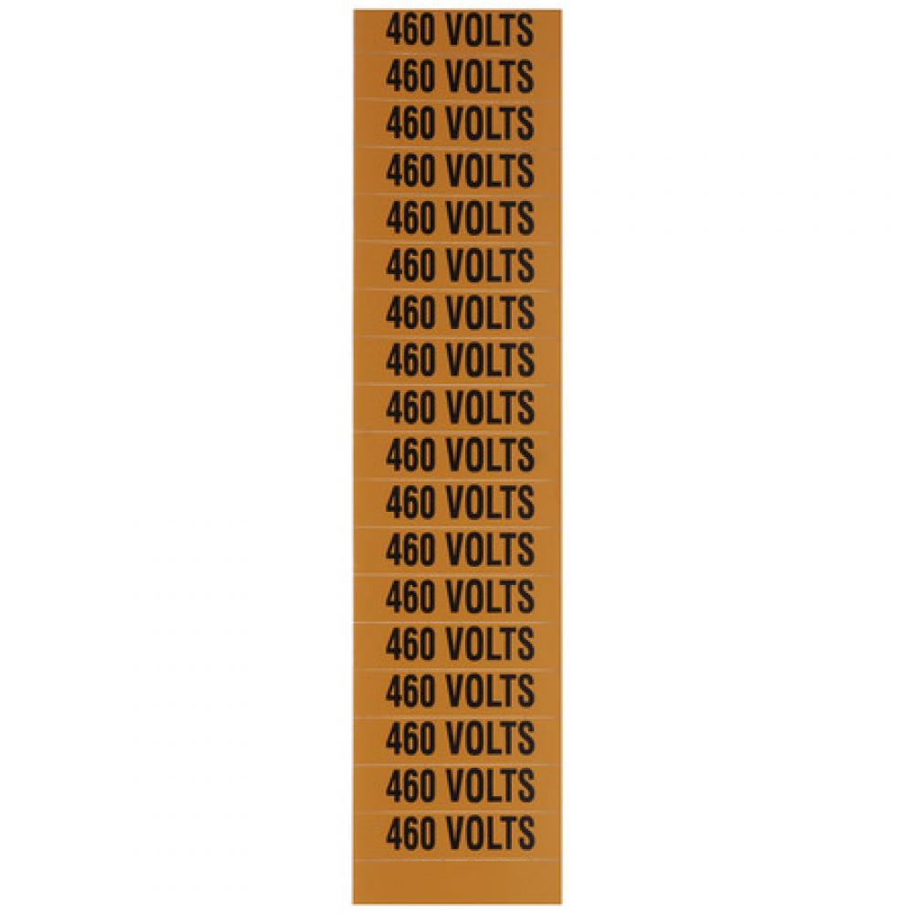Voltage Marker Card 460 Volts