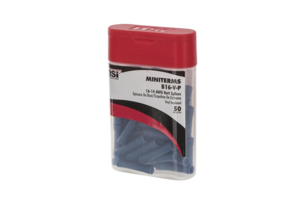 16-14 Vinyl Butt Splice, 50 Pc. PRO Pack