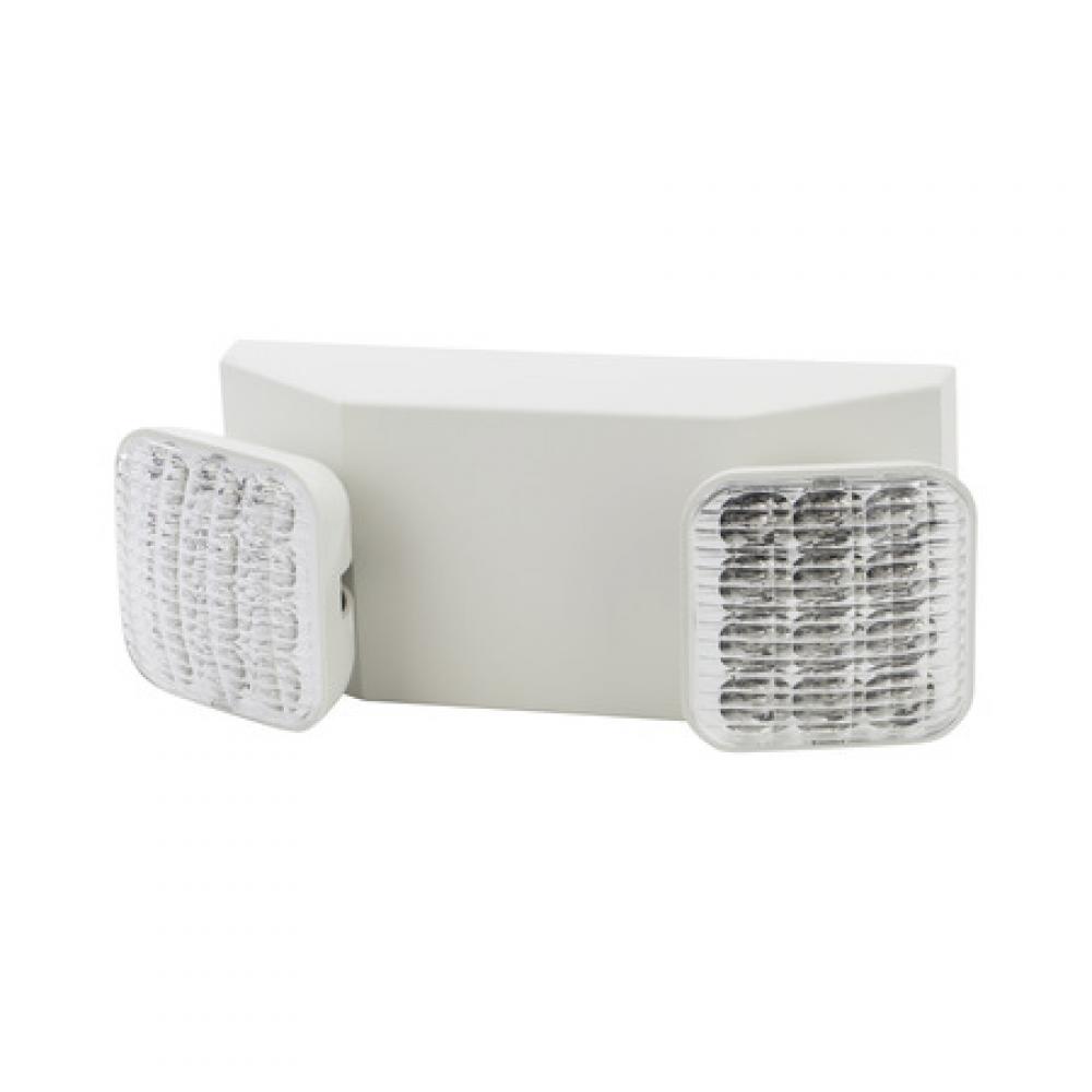 LED Twin Head Emerg Light 2Lgt&#39;s Bat