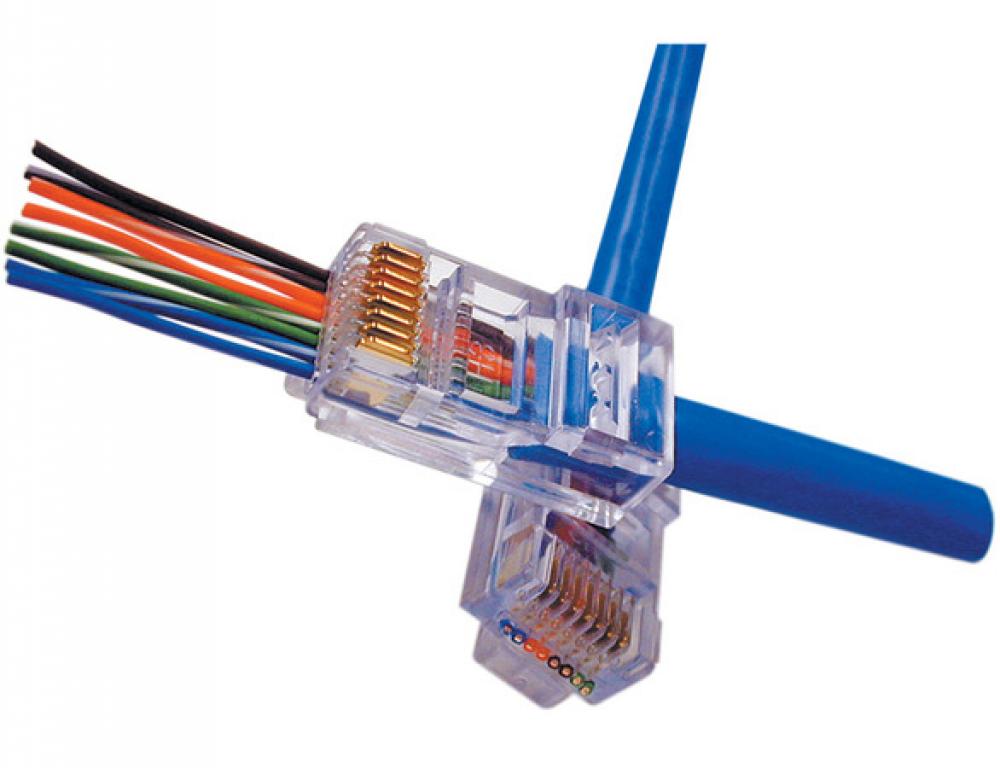 EZ-RJ45 Cat5e Connector. 50/Bag.