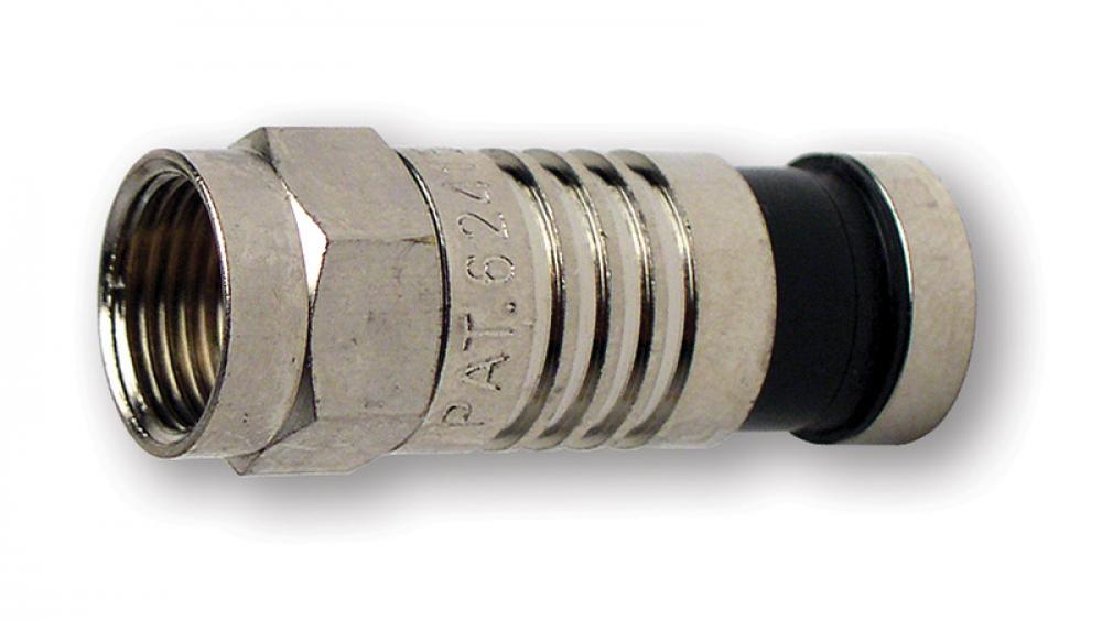 F RG6Q Compression Nickel Pl 100/Bg