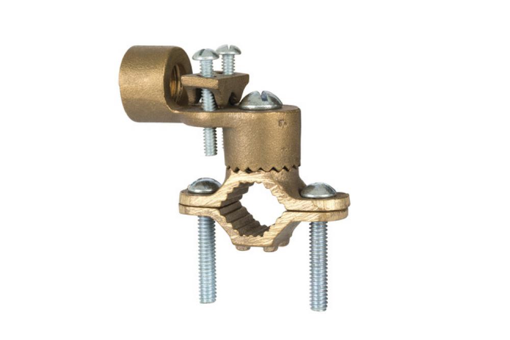 Ground Clamp HD 1/2-1&#34; w/ 1/2&#34; Rigid