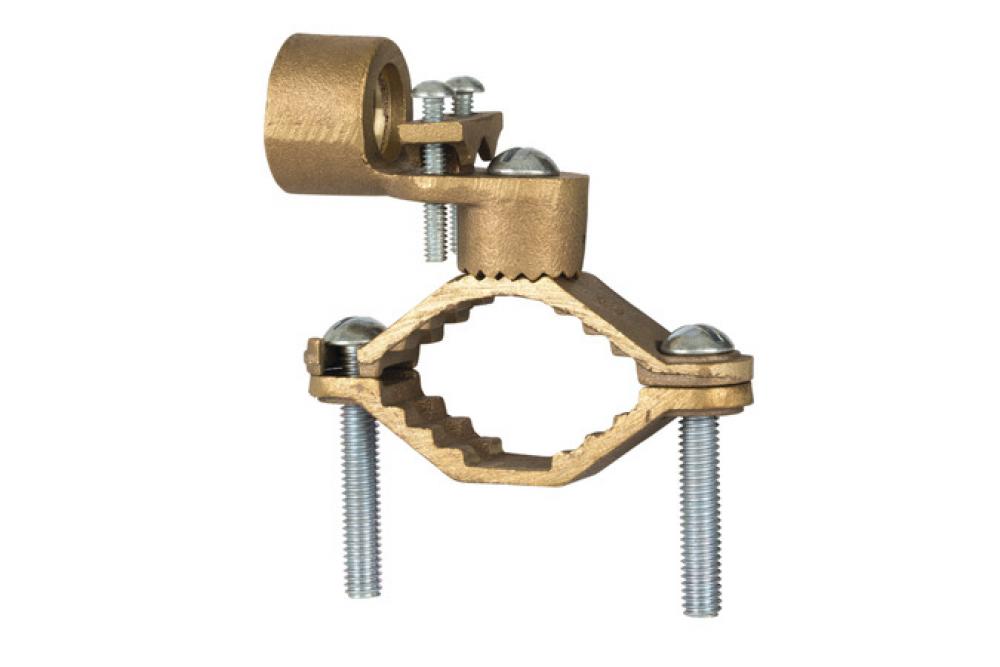 Ground Clamp HD 1 1/4-2&#34; w/ 3/4&#34; Rigid