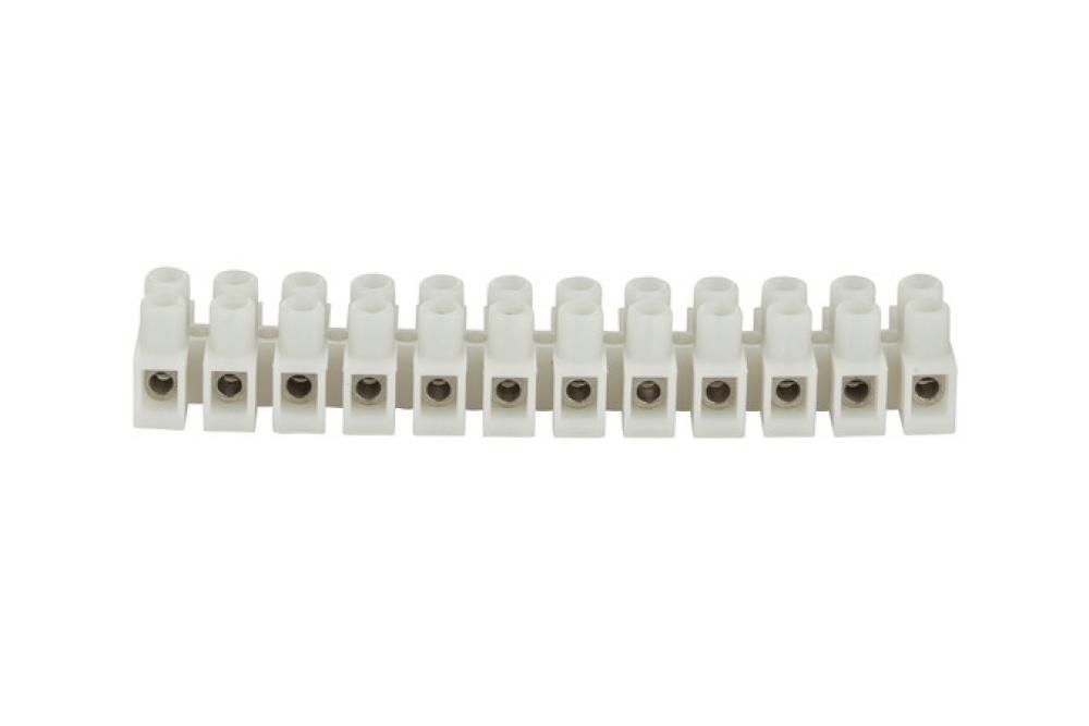 INSULATED TERMINAL BLOCK, 20 AMP, 12 CIR