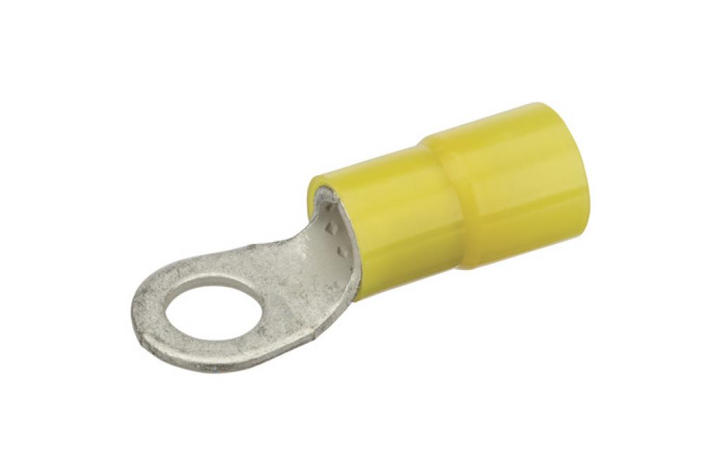 4 AWG NYL INSULATED RING 3/8&#34; STUD 100/Bag