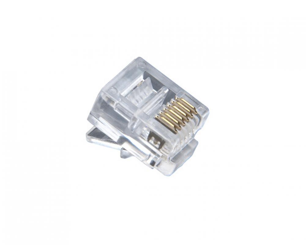 RJ-12 6P6C Flat-Stranded 500/Bg