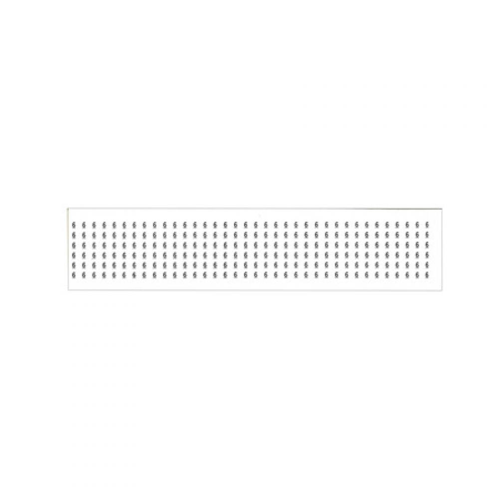 Wire Marker Cards (#6)
