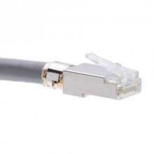 NSi Industries 106191 - RJ45 C6A 10Gig Shield Con w/Lnr 25/Bg