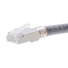 NSi Industries 106192C - RJ45 C6A 10Gig Shield Con w/Lnr 50/Clam
