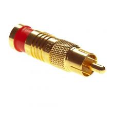 NSi Industries 18055 - RCA RG59 Compression Gold Pl 25/Bg