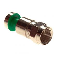 NSi Industries 18200 - F RGB Compression 24AWG Nickel Pl 25/Bg