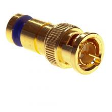 NSi Industries 18245 - BNC RGB Compression 23AWG Gold Pl 25Bg