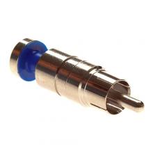 NSi Industries 18270 - RCA RGB Compression 23AWG Nickel Pl 25Bg
