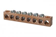 NSi Industries 4C-14-818 - CU CONN. 4-14 AWG 8 HOLES 6 CIRCUITS