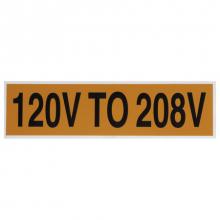 NSi Industries VM-A-35 - Voltage Marker 120V To 208V