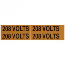 NSi Industries VM-B-4 - Voltage Markers (4) 208 Volts