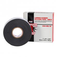 NSi Industries WW-HRL-10 - Linered Rubber Tape HV 1" 30ft