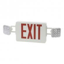 NSi Industries EEL2RW-LED - LED Exit Lgt 120/277V Red 2Lgt's Bat