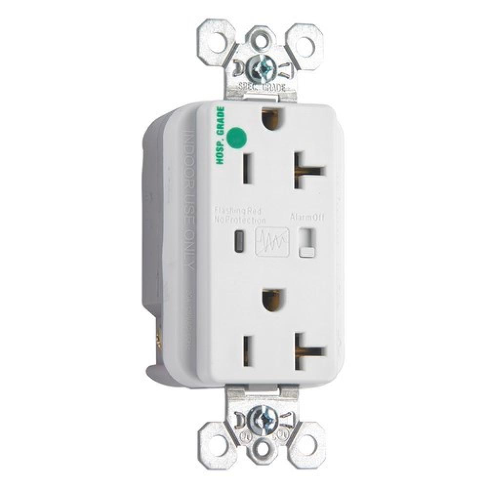 HG TVSS RECEPT 20A 125V WHITE