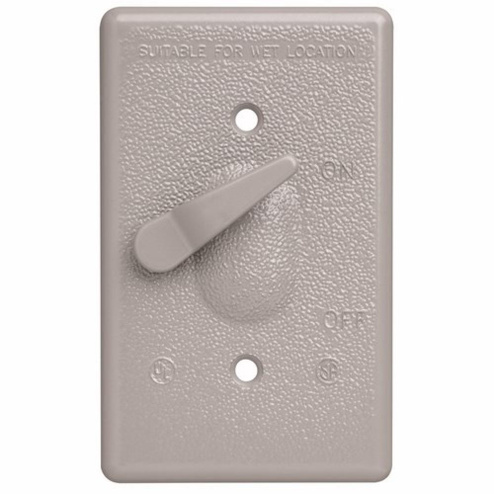 WP 1G VERT SWITCH COVER W/ HANDLE