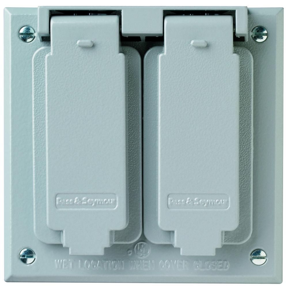 WP 2G DECORATOR/DUPLEX COVER